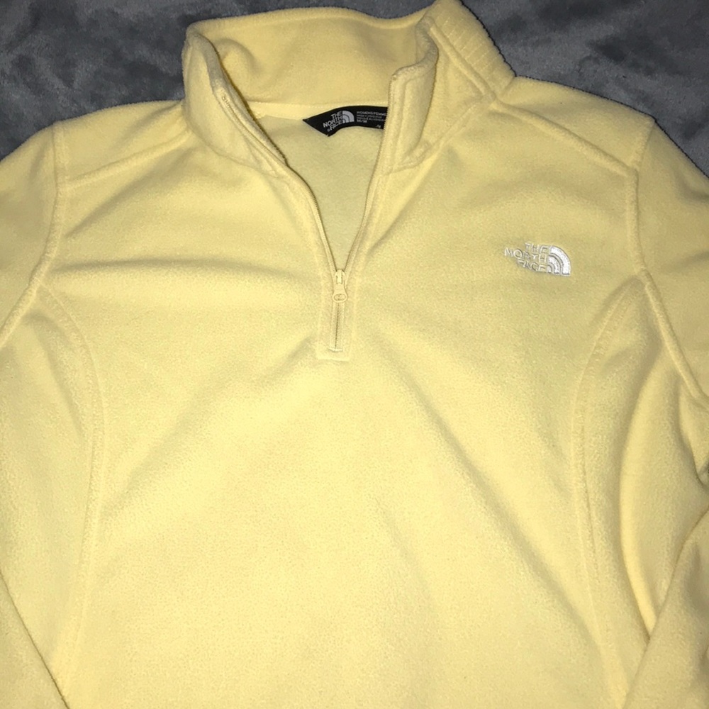 The North Face yellow sweater